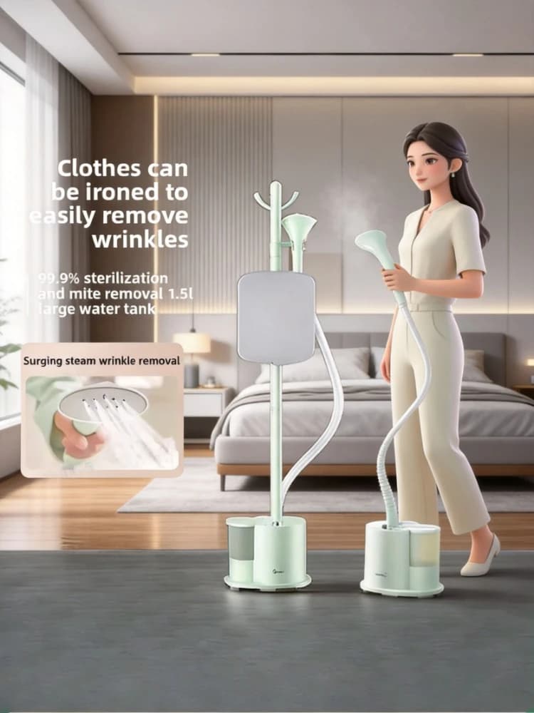 Household Commercial Vertical Garment Steamer Portable Steam Clothes Wrinkle Removal Machine for Clothing Store Use