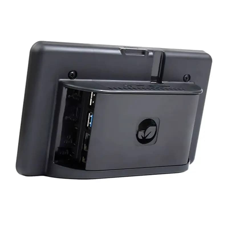 FULL-Per Raspberry Pi 4B 7 inch ABS black ABS case for official 7 inch touch screen display 800X480
