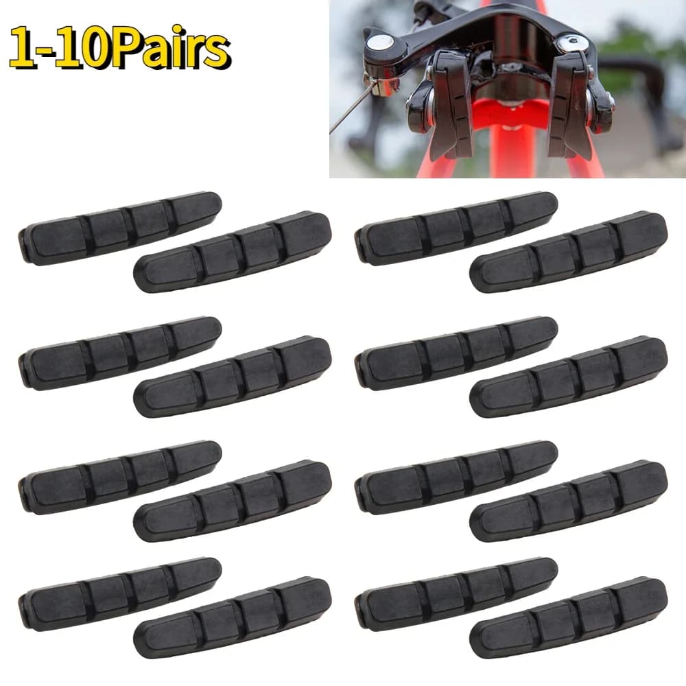 1-10 paia pastiglie freno bici da strada scarpe per cerchi in lega Dura Ace Ultegra 105 cartuccia pastiglie freno bicicletta strumenti freno bicicletta parte