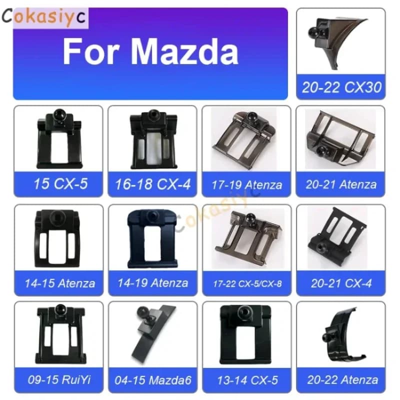 Supporto per telefono da auto dedicato con base speciale per Mazda 3 6 RuiYi CX-4 CX-5 CX-8 Atenza Axela CX30, clip per bocchetta dell'aria