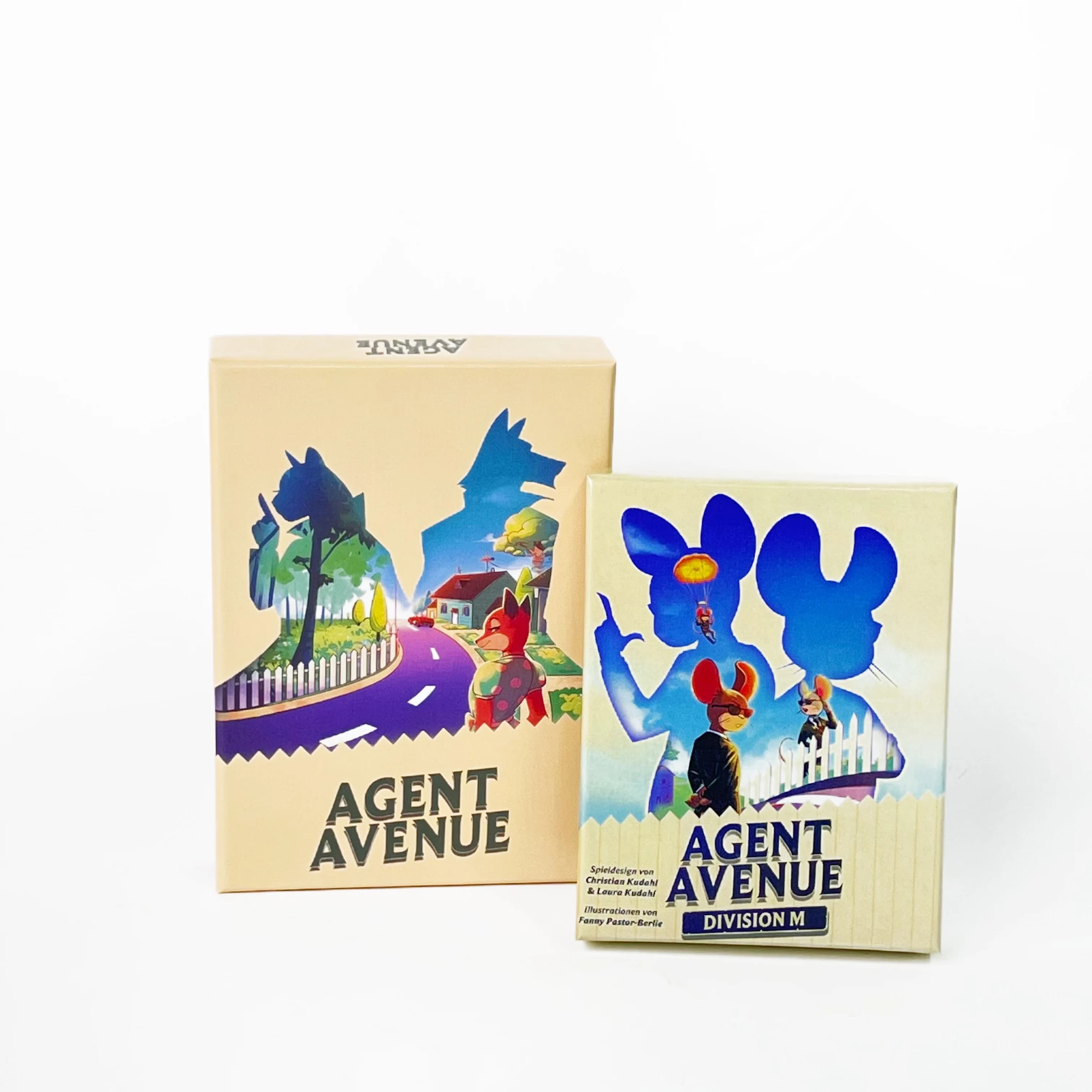 Gioco da tavolo per feste in famiglia, Espansione Agent Avenue: Divisione M, Gioco di carte strategico classico per serate tra adulti e riunioni di famiglia