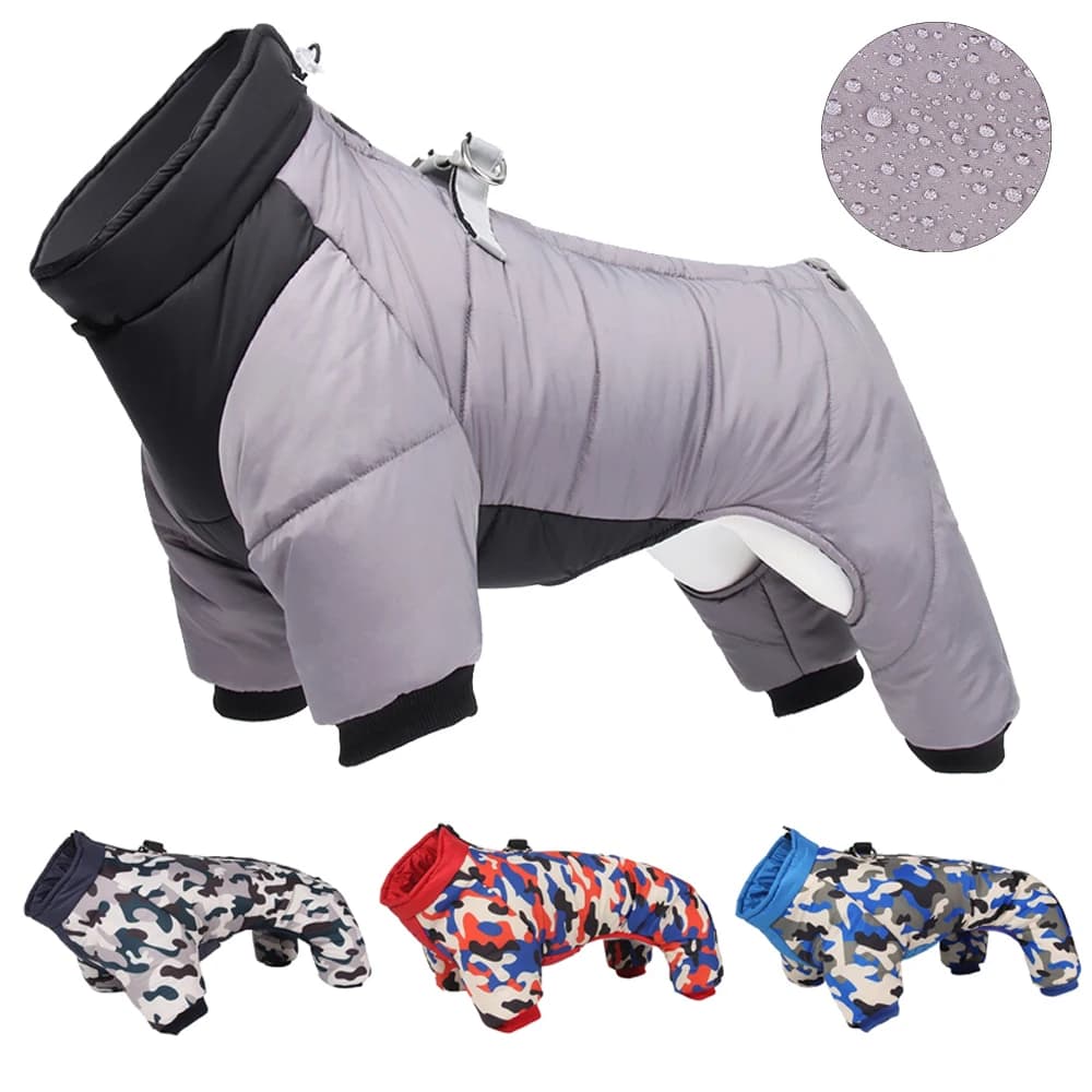 Inverno caldo addensare giacca per cani da compagnia vestiti impermeabili per cani di piccola taglia media cucciolo cappotto Chihuahua Bulldog francese carlino abbigliamento