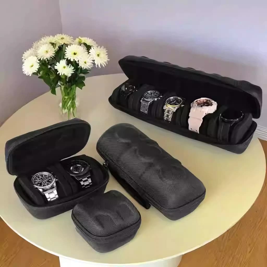 6/10 Slot Watch Box Watches Organizer Portable Waterproof Storage Watch Travel Case Travel Watch Carrying Case Watches Holder