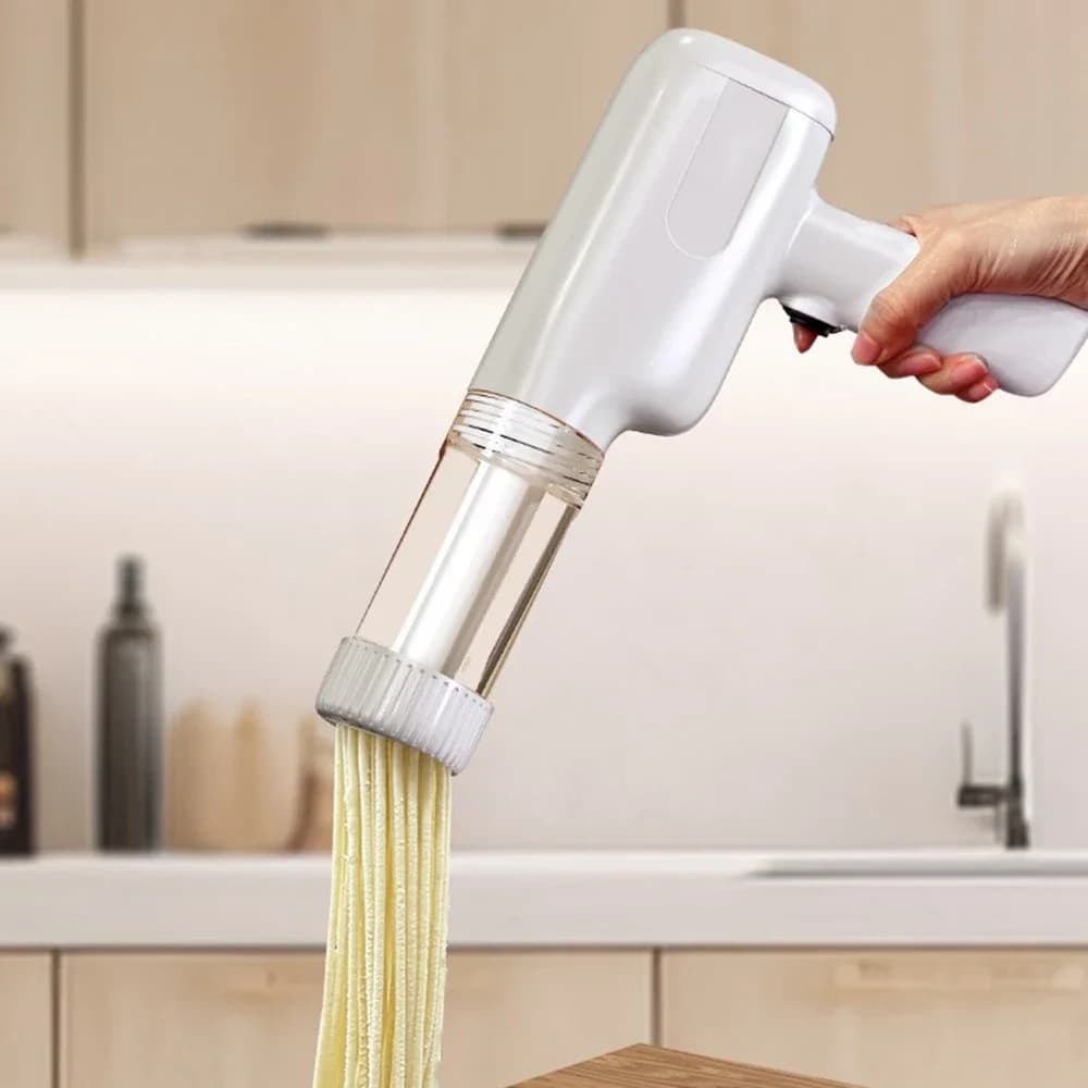 per gadget da cucina domestici Macchina per pasta elettrica senza fili USB Macchina automatica per pasta e noodle portatile 6 stampi