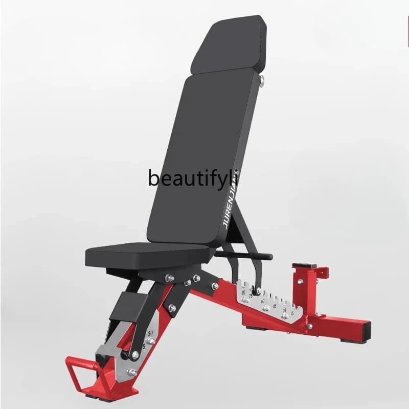 Sgabello con manubri regolabile a tre stadi Sedia fitness multifunzionale commerciale Sgabello push per panca per uccelli volanti