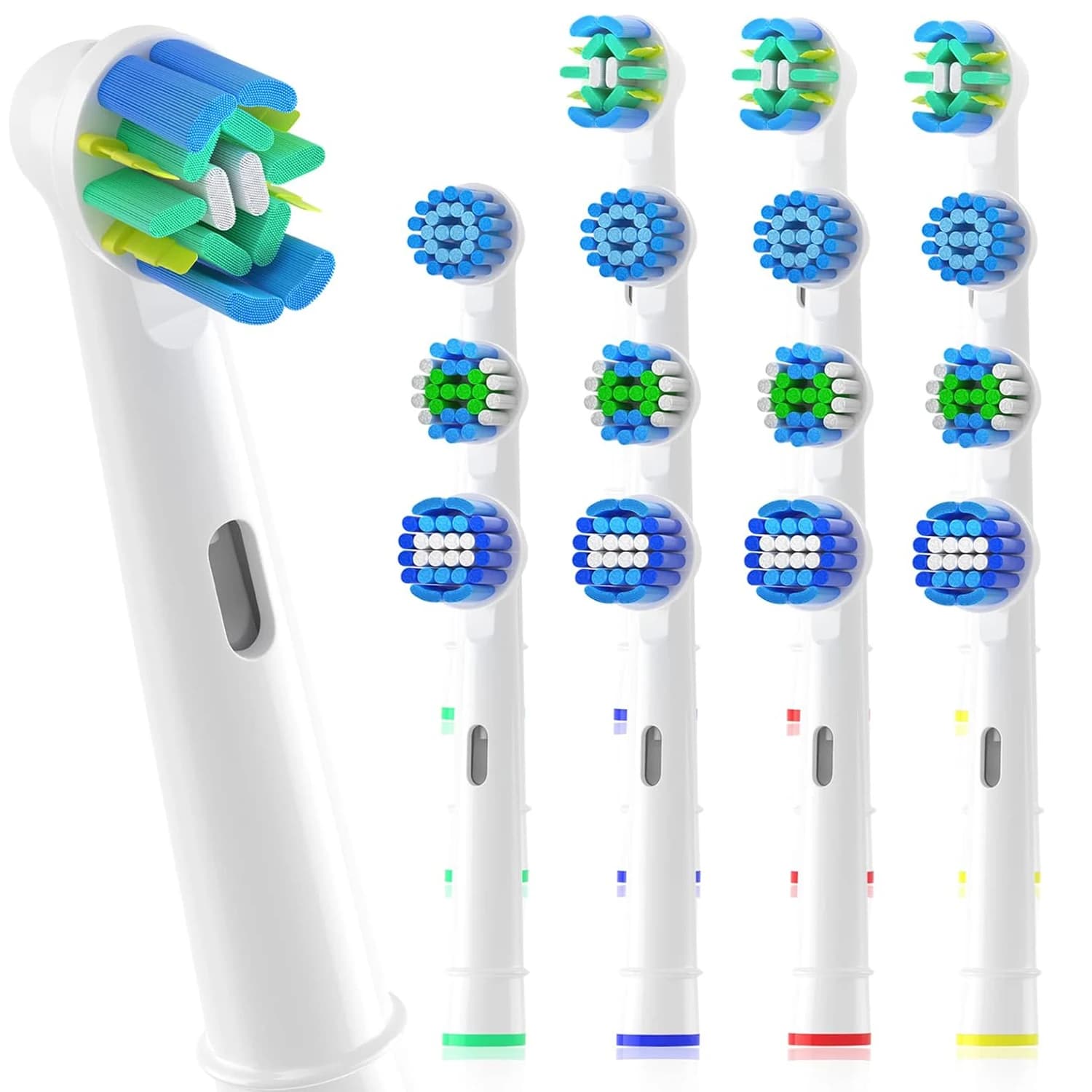 16 toothbrush heads compatible with Braun Oral-B electric toothbrush heads for Oral b Pro 3 Series/3500/Pro600