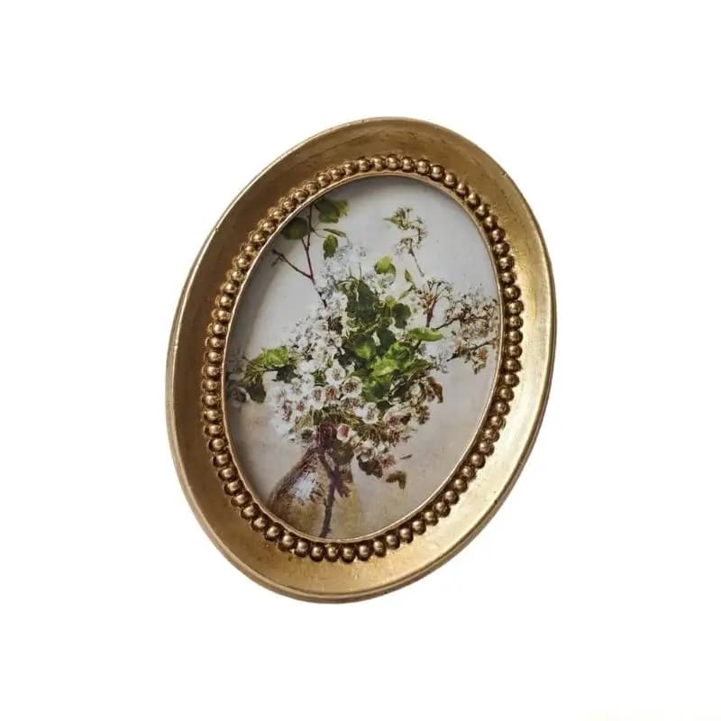 QX2E Antique Ornate Photo Frame Decorative Photo Frame Gift Retro Picture Frame