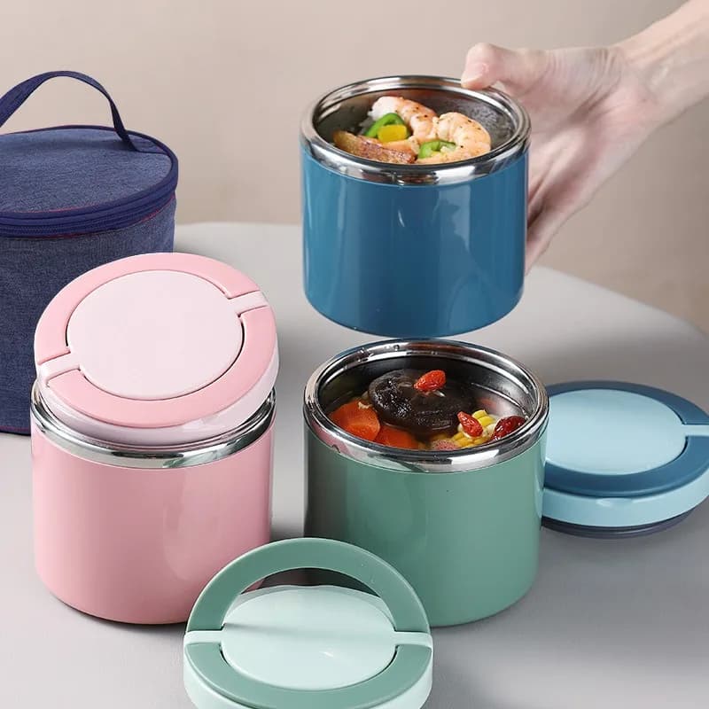 630/1000ml Barattolo Termico Per Alimenti Tazza di Zuppa Isolata Contenitori Thermos Lunch Box In Acciaio Inox Thermo Tenere Al Caldo Per I Bambini in Scuola