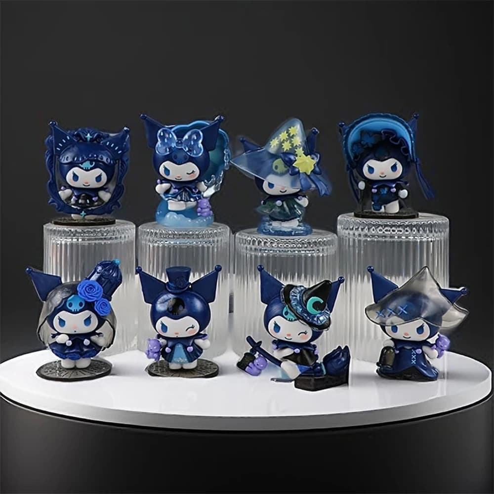 Sanrio Kuromi Halloween Witch Festival Blind Box, Fashion Carinian Statuette, Table Decoration for Girls and Kids Gift