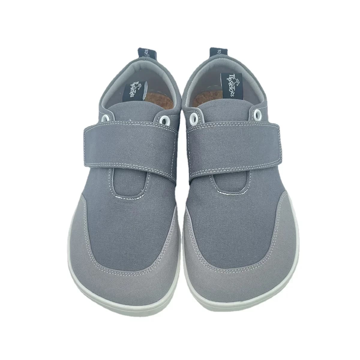 Tipsietoes 2025 Women's Naked 100% Natural Cotton Canvas With Flat Soft Zero Sole with Widest Tip Light Minimalist