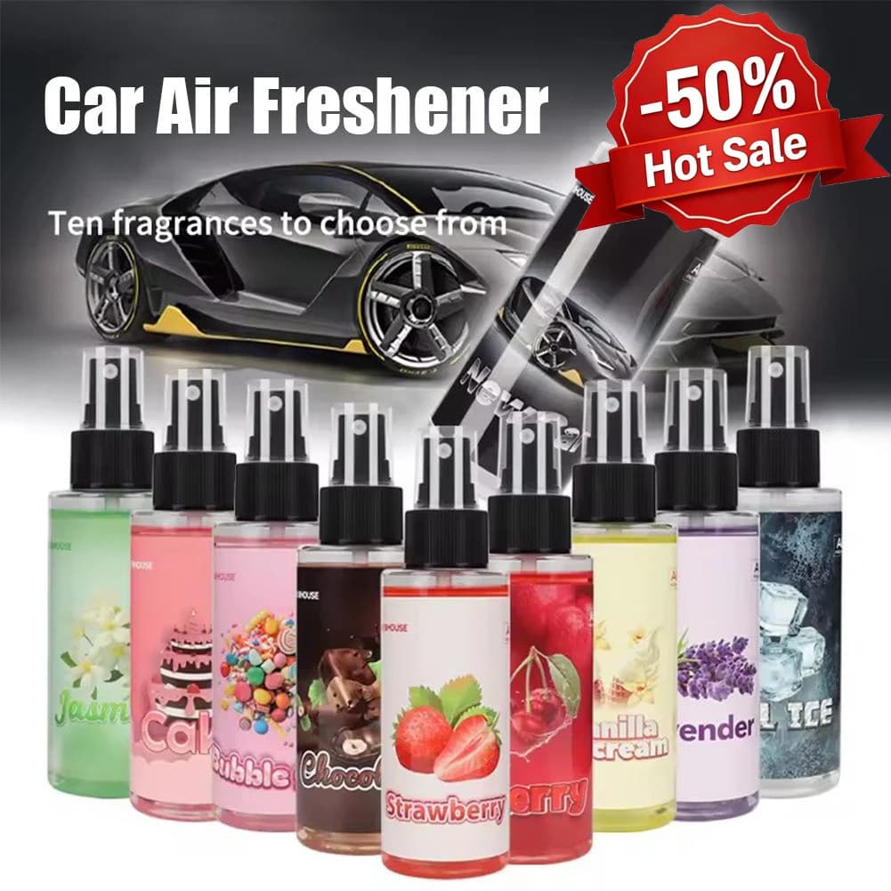 Deodorante per Auto Elimina Odori Fragranza Fruttata e Floreale Spray per Ambienti 100 ml Senza Alcool
