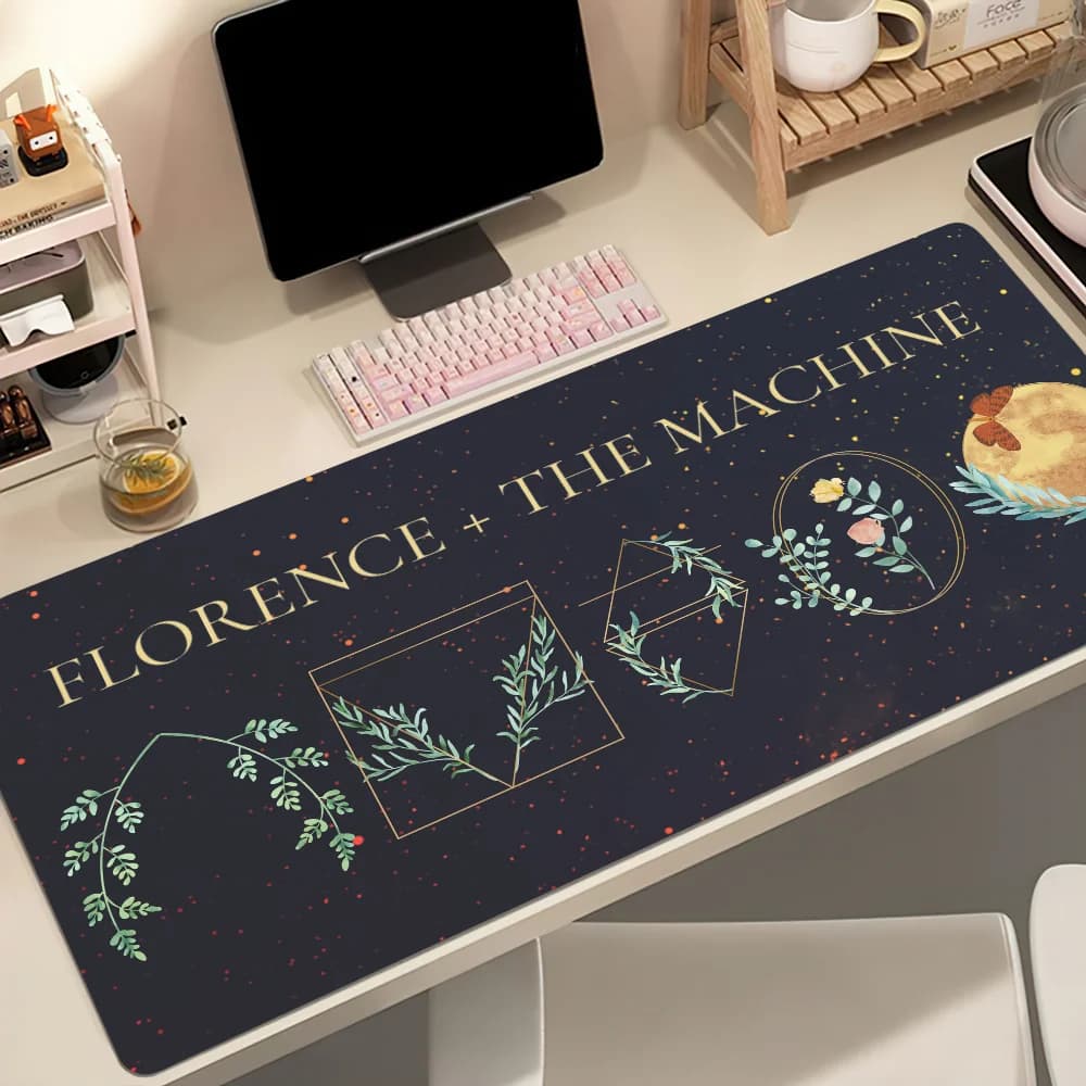 Band F-Florence and the Machine-S Mouse Pad Non-slip Thickened MousePad Student Gaming Cushion Large Writing Lockedge Office