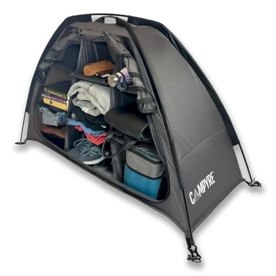 Organizer per tenda e camper con chiusura a zip, 9 ripiani. Organizzatore per Scarpe da Campeggio, Organizzatore per Tenda da Pranzo Organizza qualsiasi altro