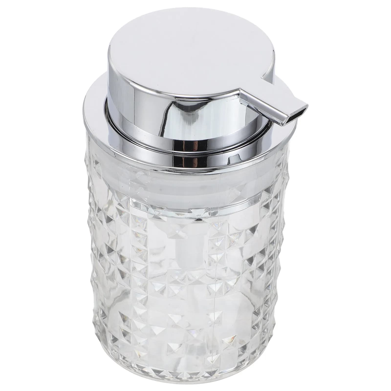 Dispenser di Sapone Schiumogeno in Vetro Trasparente, Bottiglia Ricaricabile con Pompa per Bagno e Cucina, per Detergente Viso, Sapone Mani, Lozione Corpo