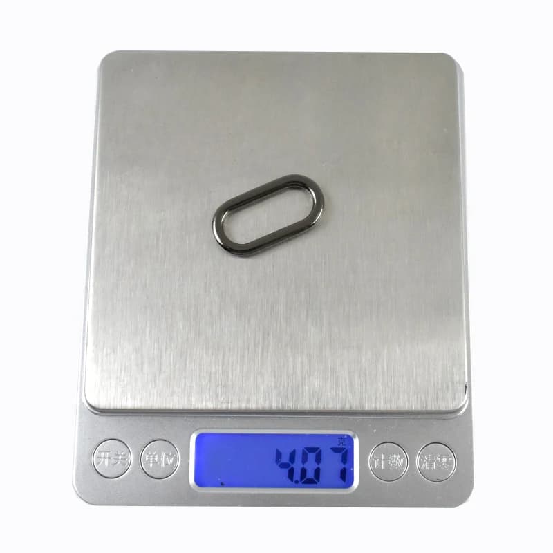 10/20 Pezzi Fibbie Ovali a O-Ring da 20-50mm per Scarpe, Chiusure Regolabili, Connettori per Cinghie e Passanti, Forniture Metalliche