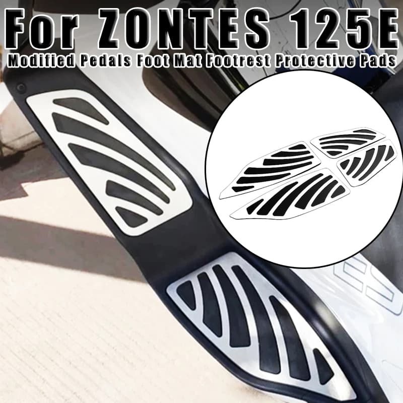 Per ZONTES 125E 125 E E-125 Moto Pedali Modificati Tappetino Poggiapiedi Cuscinetti Protettivi Pedale Accessori