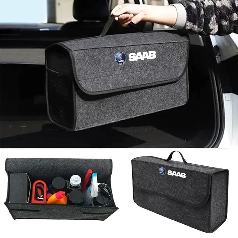 Saab Auto Organizer Borsa di Stoccaggio Strumento Tronco Box Accessori Auto Per 9000 Turbo X 9-5 9-3 9-X 97X 93 95 900 9-7 600 9-2X 92 Sonett