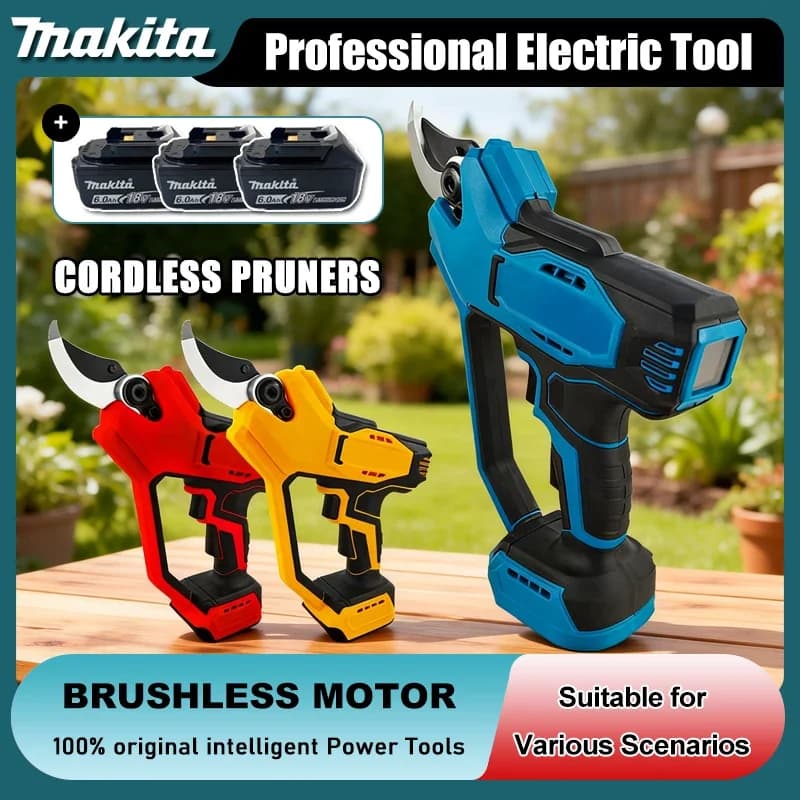 Electric Power Drills Without Makita Brushes 35mm, High Power Wireless Copper Supplies, Electrical Tools Compatible with DeWalt/Milwaukee
