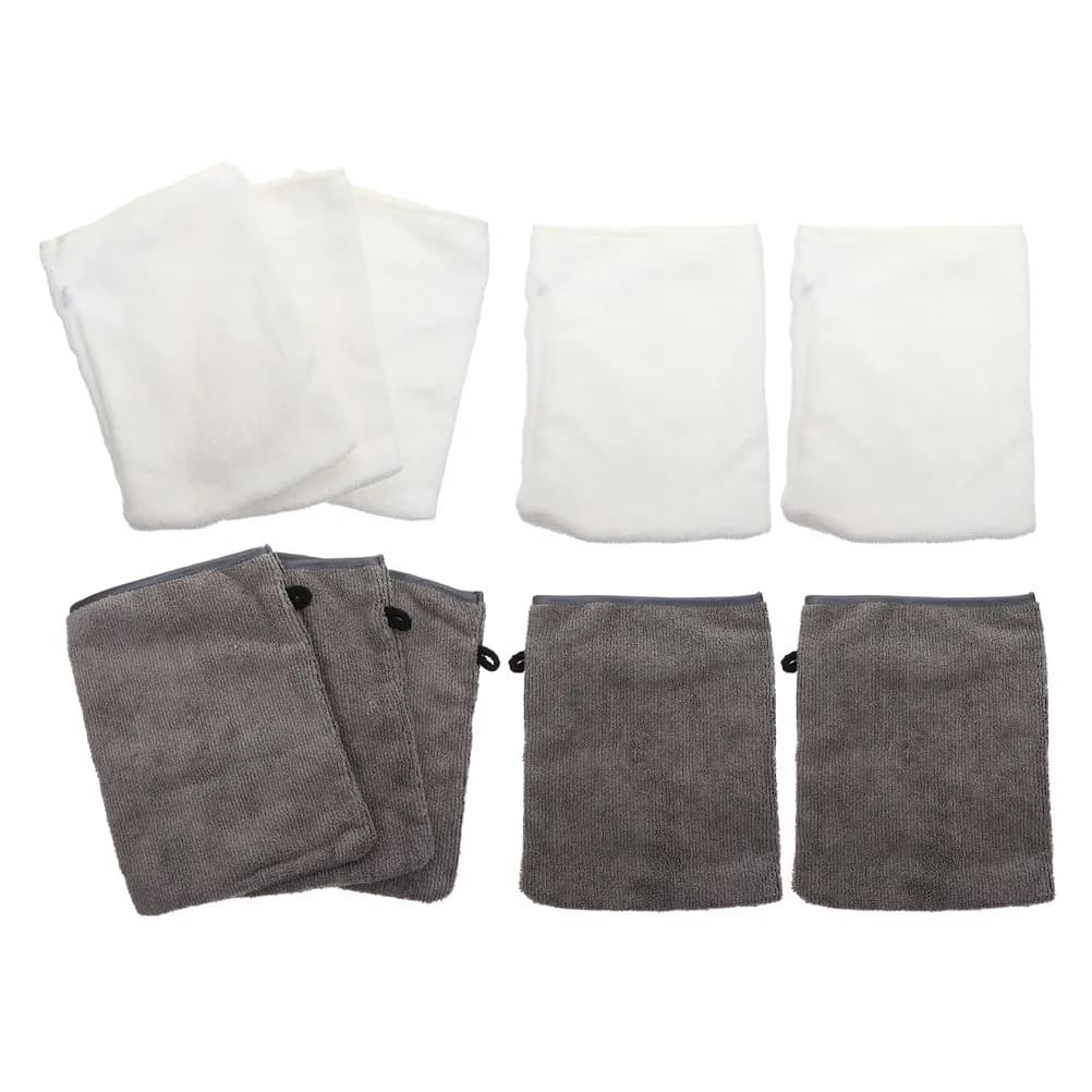 Washable gloves for facial cleaning, 10 pieces, makeup removal gloves, soft and comfortable, to shade the face, for shading and mascara