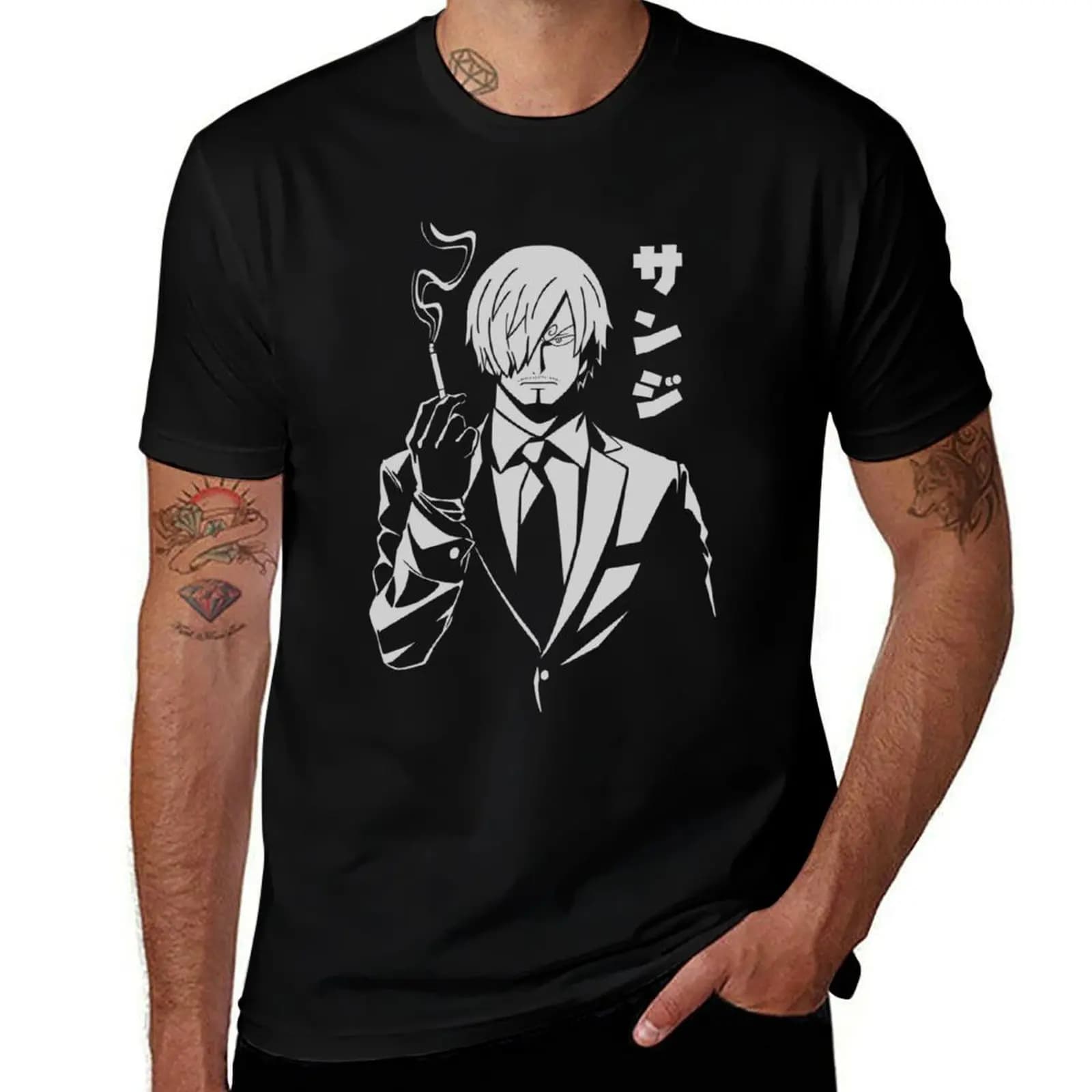 Sanji Vinsmoke T-Shirt vintage oversized graphic tee vintage clothes Men's t-shirts