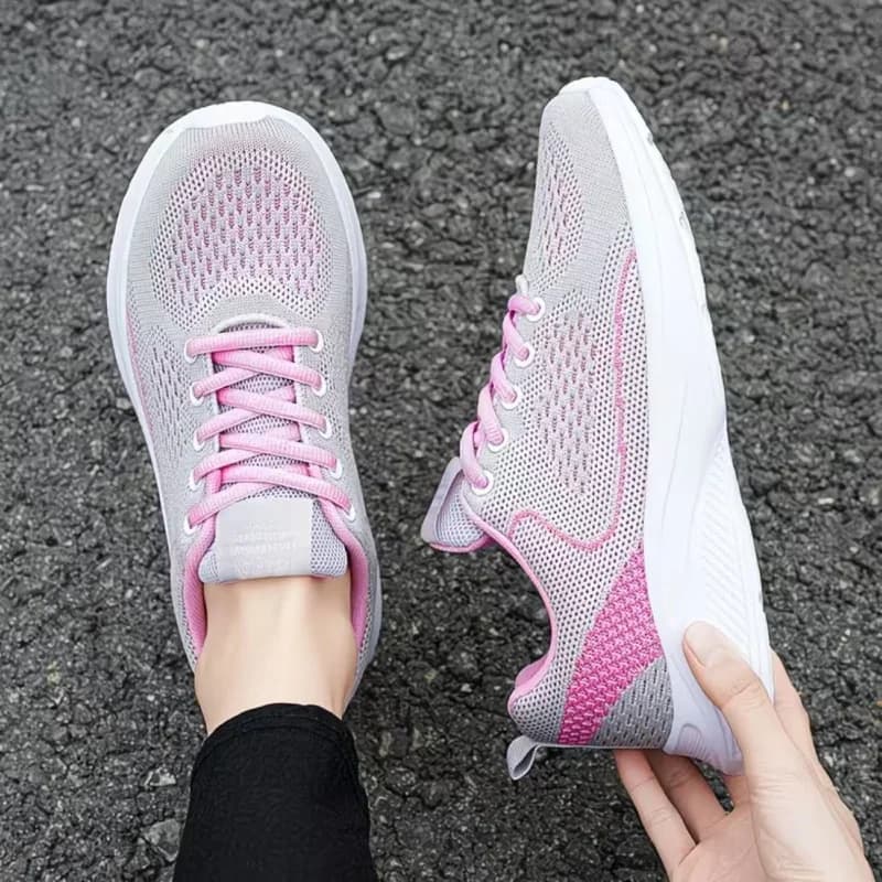 Fashion Cushioned Casual Sneakers Ventilated Surface Suits Fitness Training Daily Walk Short Run Outdoor Leisure Activities