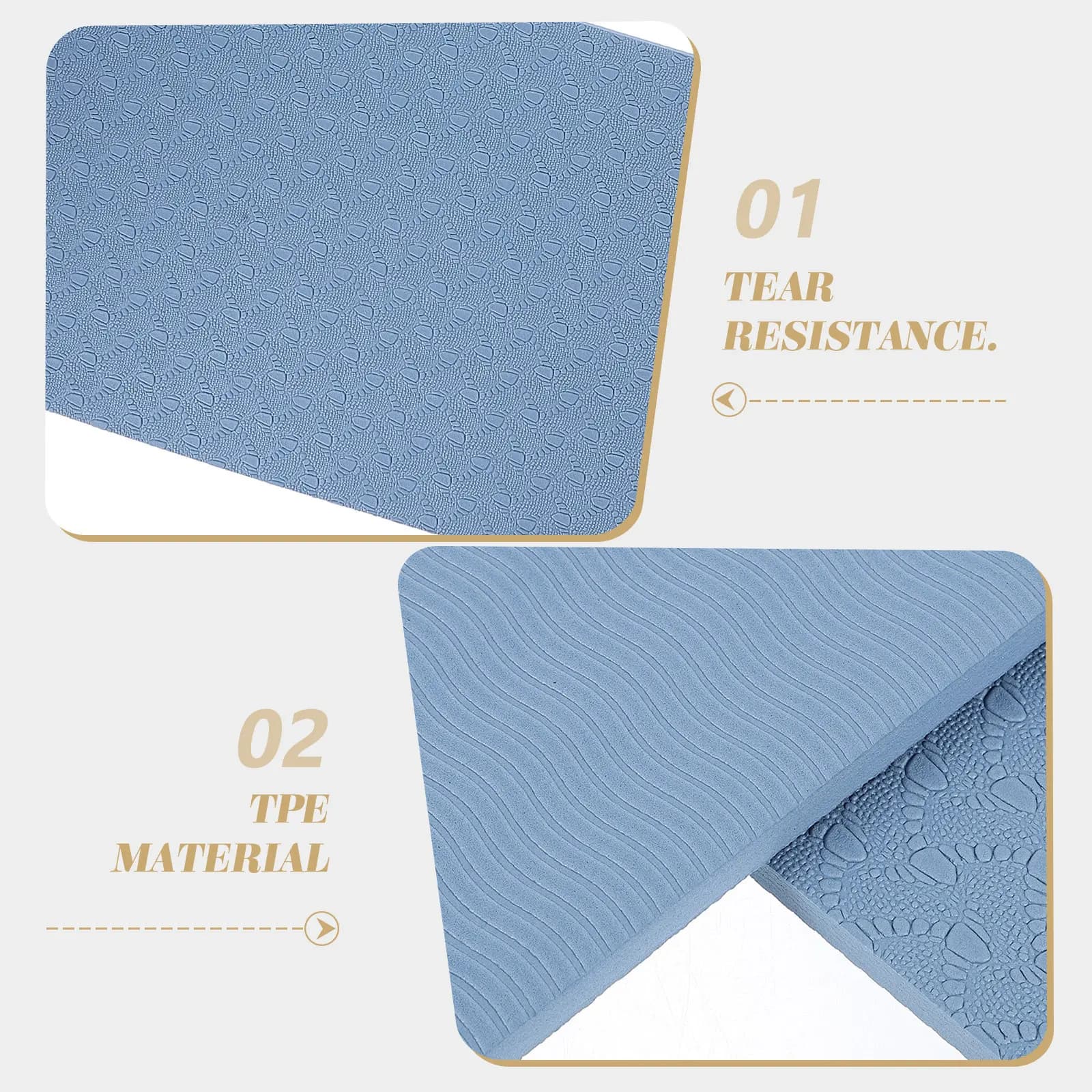 1Pair Yoga Knee Pad Cushion Light -Friendly Non-Slip Comfort Mat for Yoga Fitness Balance Training Ankle Support