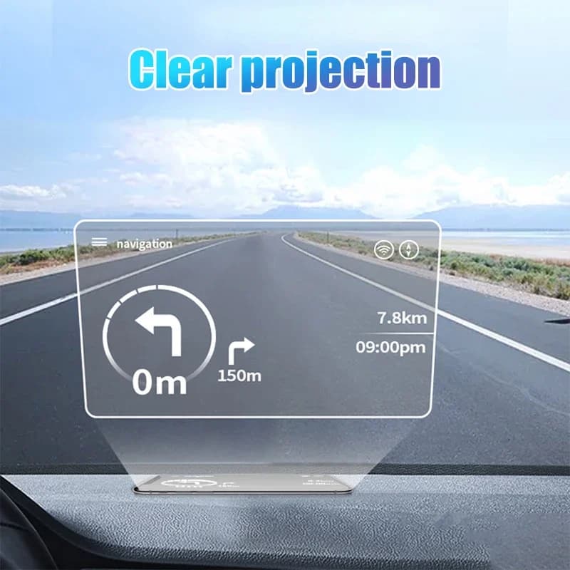 1PC Car HUD Head Up Display HD Reflective Film for Windshield Projector Transparent Display Sticker Auto Electronic Accessories