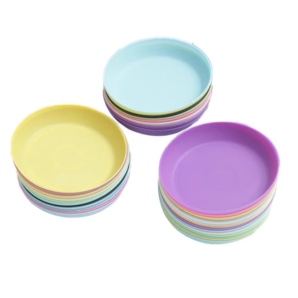 Suction cup for 20-piece plants, plastic round tray, durable, sun resistant, impact resistant, garden and balcony