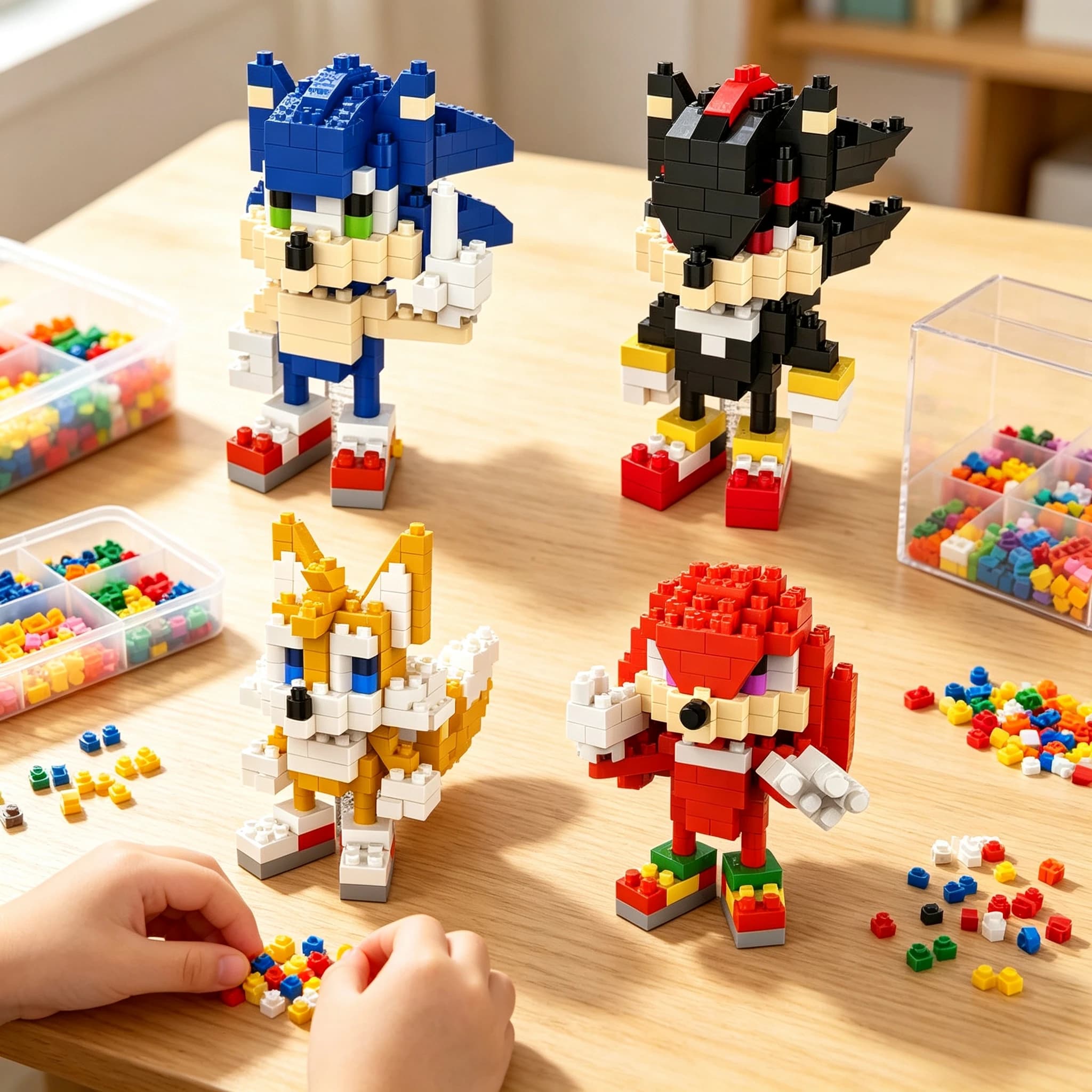 building blocks particle cartoon kawai desktop ornaments Halloween birthday gifts Christmas toys Cuddly toy Dinosaur Puzzle