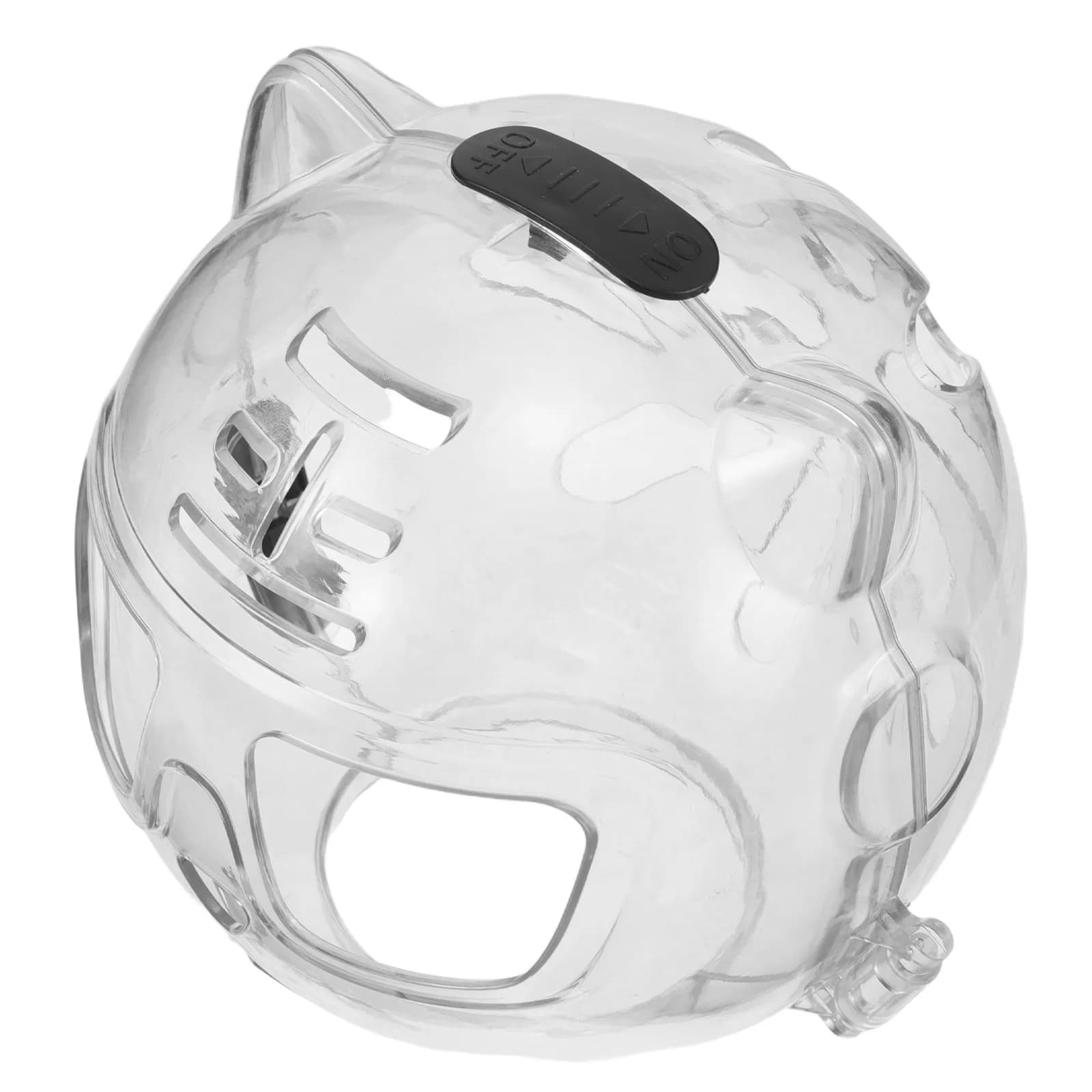 Casco per Gatti, Casco da Astronauta per Gatti, Scudo Protettivo a Cupola per Animali Domestici, Copertura per Bocca in Plastica per Bagno e Toelettatura