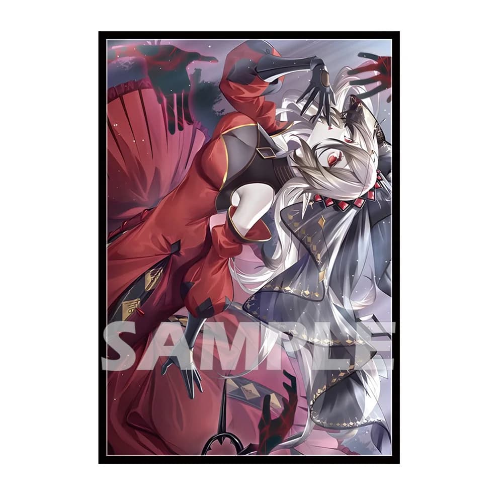 Portacarte da 60 ct Caricamento dall'alto Gioco da tavolo Buste per carte collezionabili 62X89MM Protezione per mazzi per buste per carte con stampa anime YGO Art