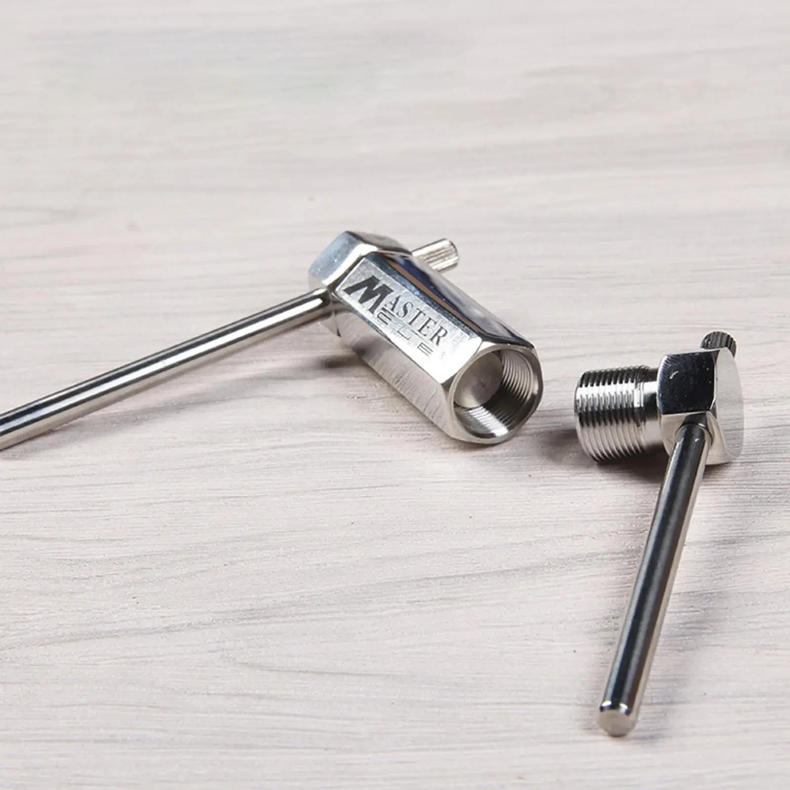 Compressore per Puntali da Biliardo in Metallo, Strumento Professionale per la Riparazione e la Modellatura di Puntali, Accessorio per la Manutenzione di Stecche da Snooker