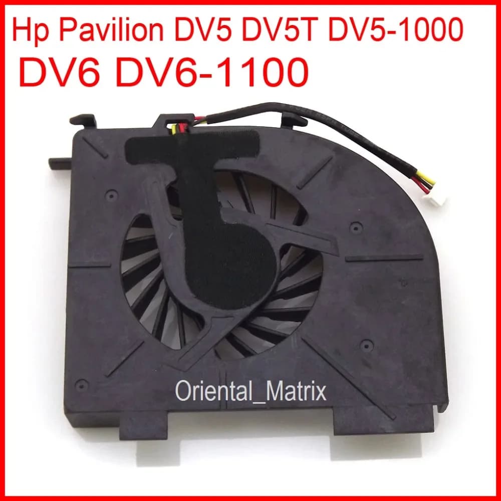 New KSB0505HA 8J75 5V 0.38A For Hp Pavilion DV5 DV5T DV5-1000 DV6 DV6-1100 Laptop CPU Cooler Cooling Fan