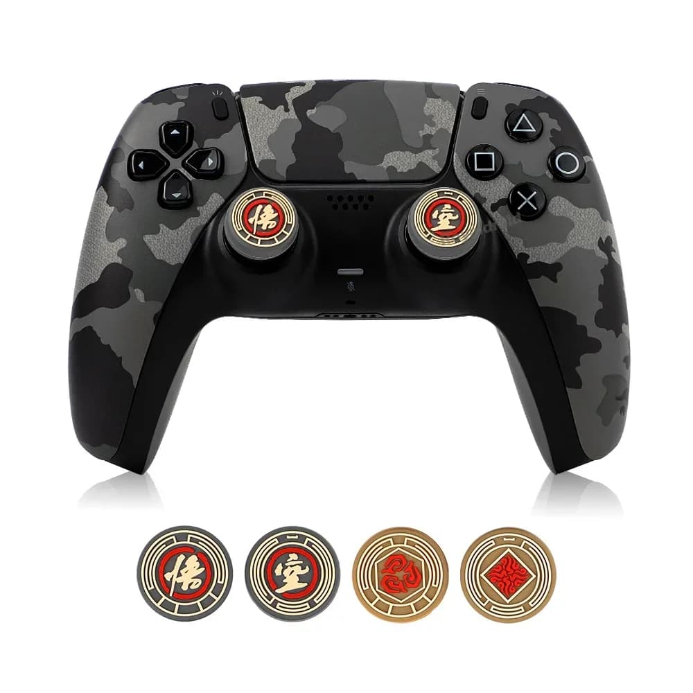 4 copri joystick in silicone a tema Wukong per PS5 PS4 / per controller Switch Pro, accessori per joystick da gioco.