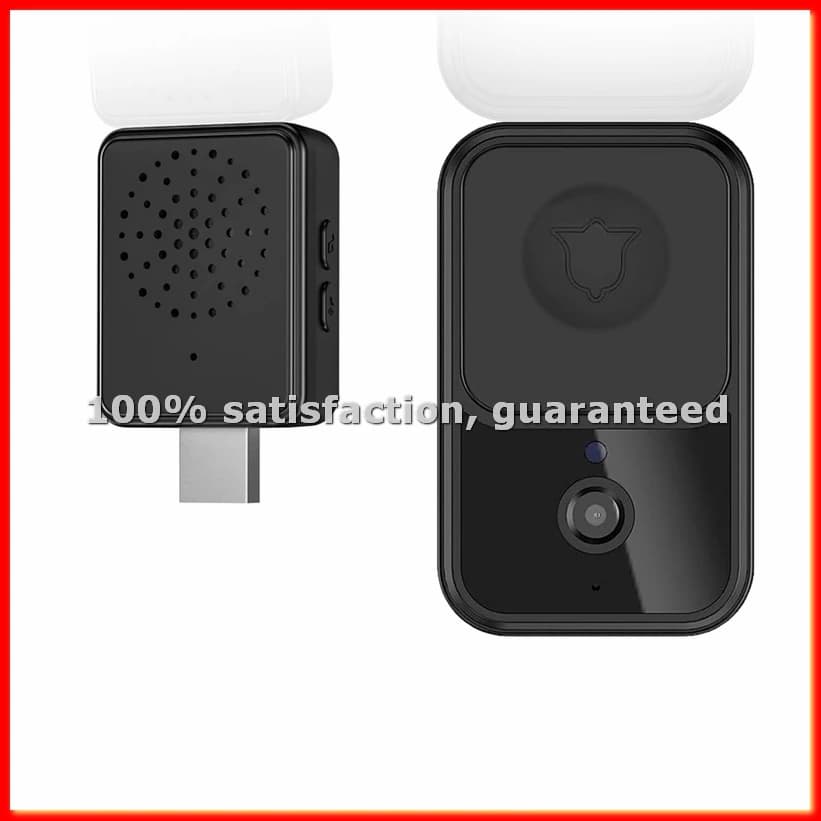 Campanello Video Wireless Intelligente, Videocitofono Wireless, Campanello di Sicurezza WiFi Tuya con Visione Notturna HD - ABAM