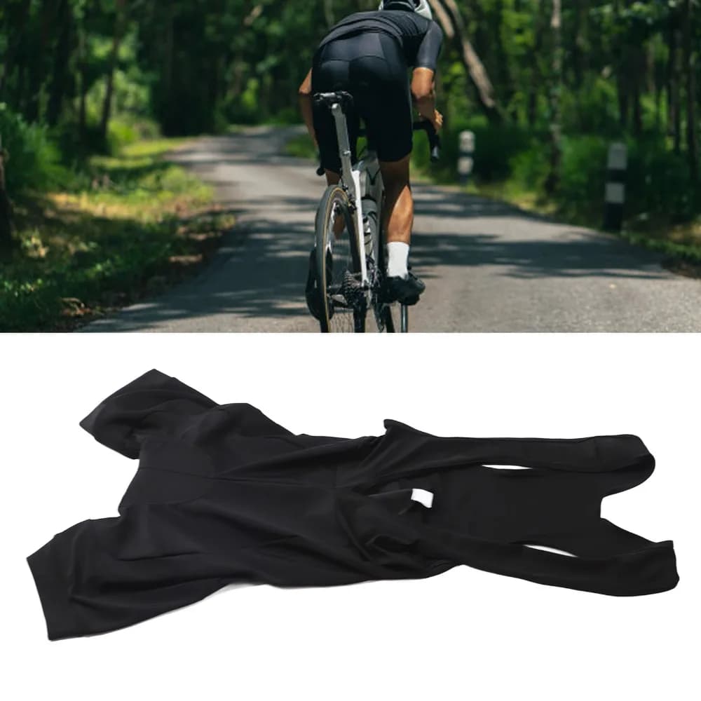 Breathable Bicycle Riding Pants Polyester Shock Absorption Bike Riding Pants Lightweight Black Motorcycle Riding Pants