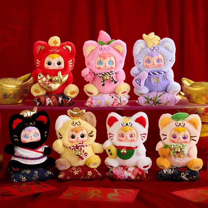 Nuovo in Stock: Gatto Portafortuna Originale Samuel, Serie Blind Box, Giocattolo Trendy, Simpatico Peluche, Portachiavi, Ciondolo per Borsa, Regalo per Ragazze