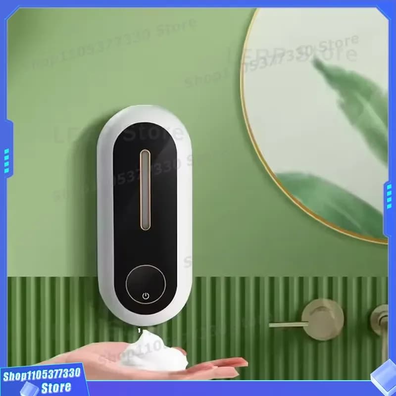 Automatic Electric Foam Soap Dispenser Smart No Touch Sensor Wall Mount Bracket for Kitchen Bathroom Home Charging Hand Wash