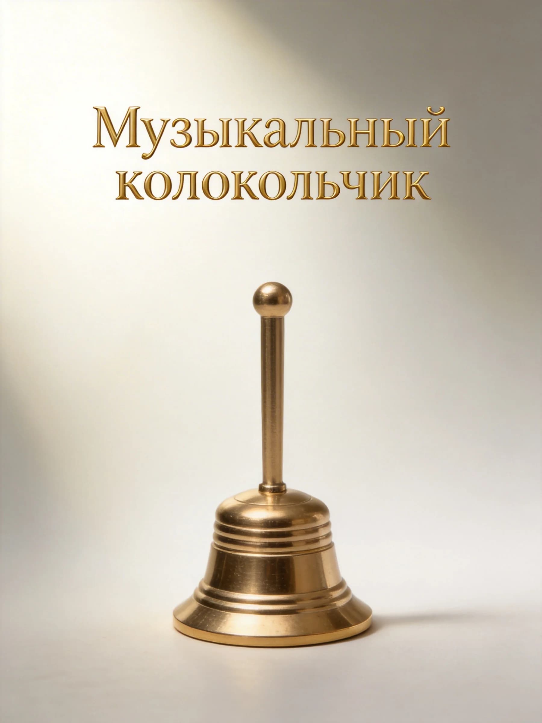 Brass Hand Call Bell Meditation Bell Tibetan Animal Training Ringing Handbell For Wedding Animal Training Dinner Meditation