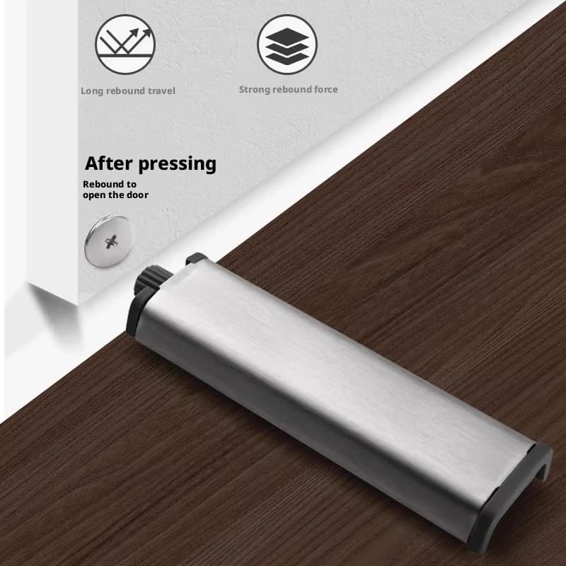 Chiusura Magnetica Autoadesiva per Armadietti, Apertura a Tocco con Fermo e Ammortizzatore per Cassetti e Ante da Cucina