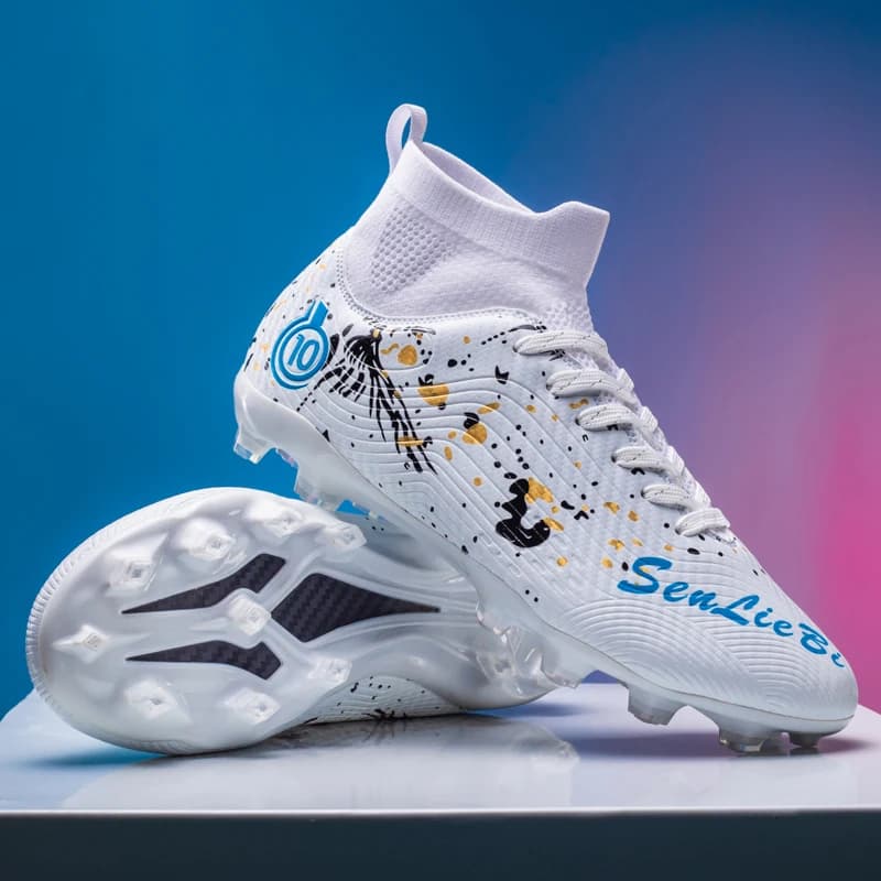 Scarpe da Calcio per Uomo, Scarpini da Calcio Antiscivolo per Erba, Sneakers da Allenamento Outdoor, Calzature Sportive per Bambini