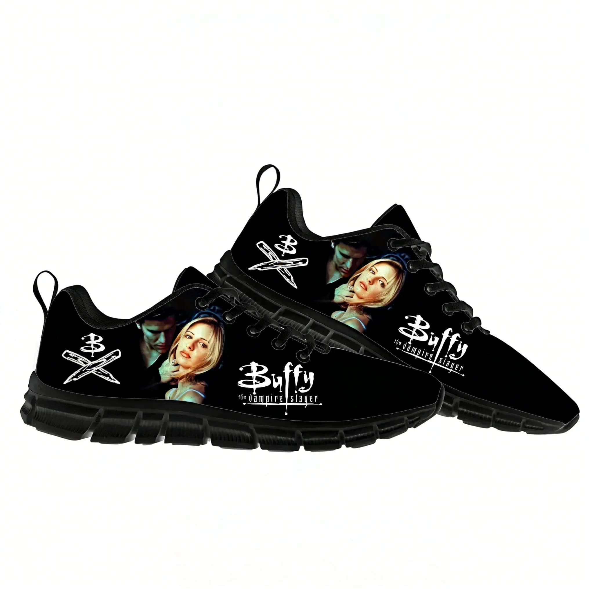 Scarpe sportive Buffy The Vampire Slayer Sneakers da uomo e da donna Sarah Michelle Gellar Sneaker Scarpe personalizzate