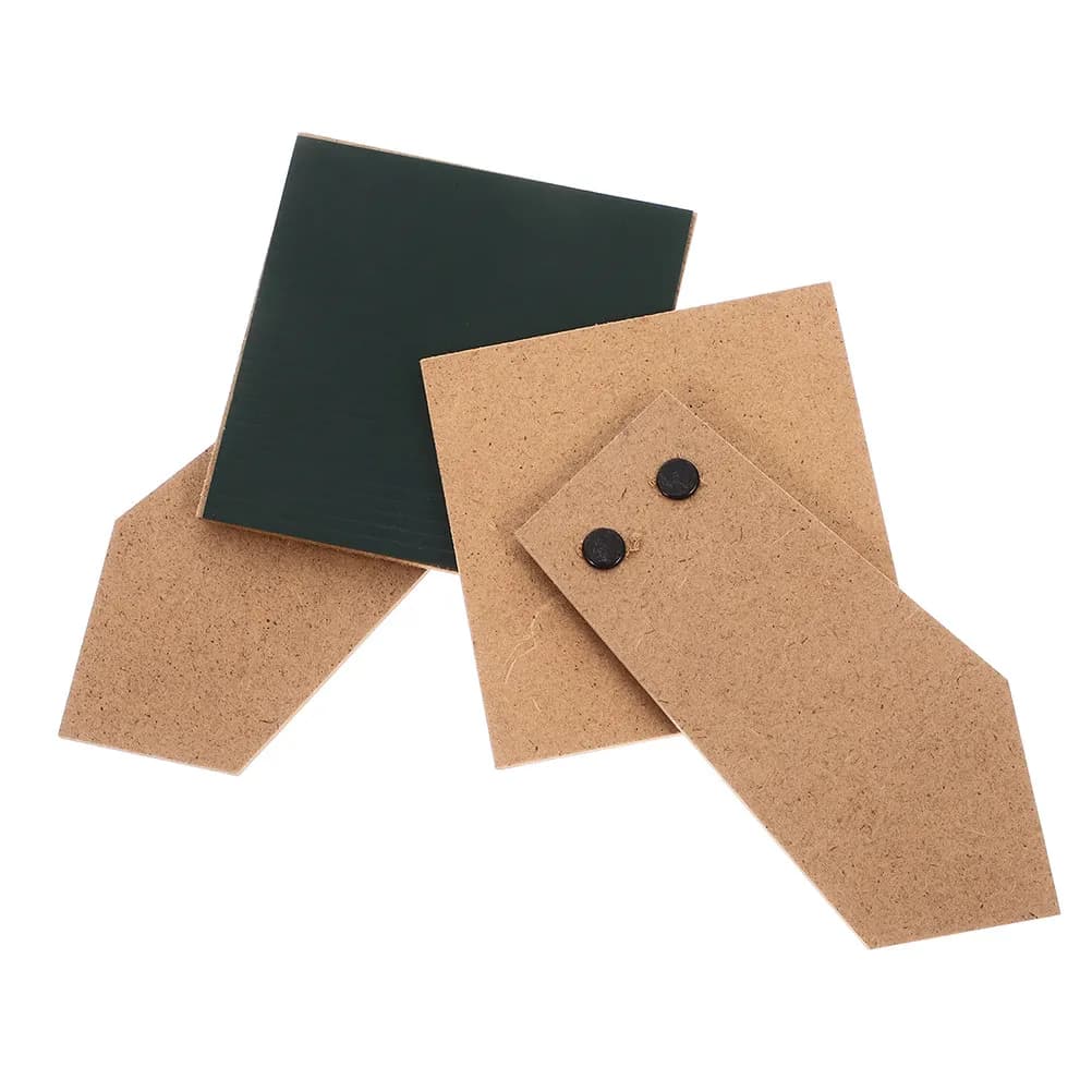 2 Pezzi Supporto per Cornice in Cartone Marrone Chiaro con Angolo Regolabile per Cornici, Quadri Fai-da-Te e Esposizione di Dipinti su Tela