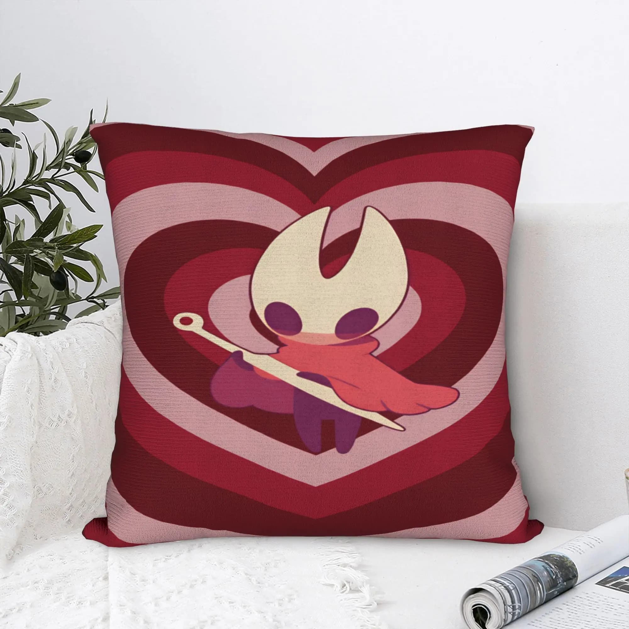Hornet Hollow Knight Silksong Pillow Cover Print Cushion Cover Cute Funny Pillow Case For Sofa Car Home Decor