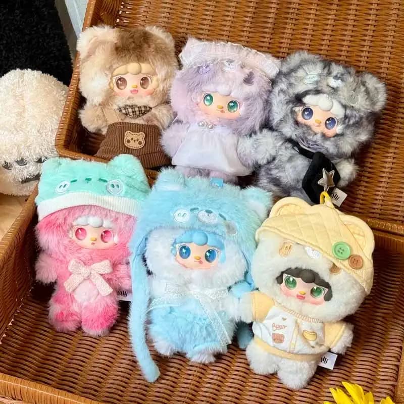 Yooki Little Bear Hibernation Plan Series Blind Box - Giocattolo Trendy, Ornamento, Bambola Carina, Ciondolo per Zaino, Mystery Box, Regalo a Sorpresa Divertente