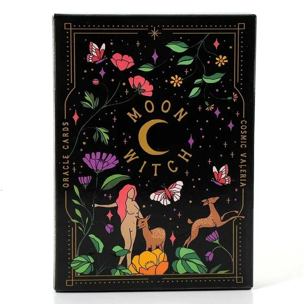 Moon Witch Oracle Cards Fortune-Telling Profezia Mazzo di tarocchi Gioco da tavolo