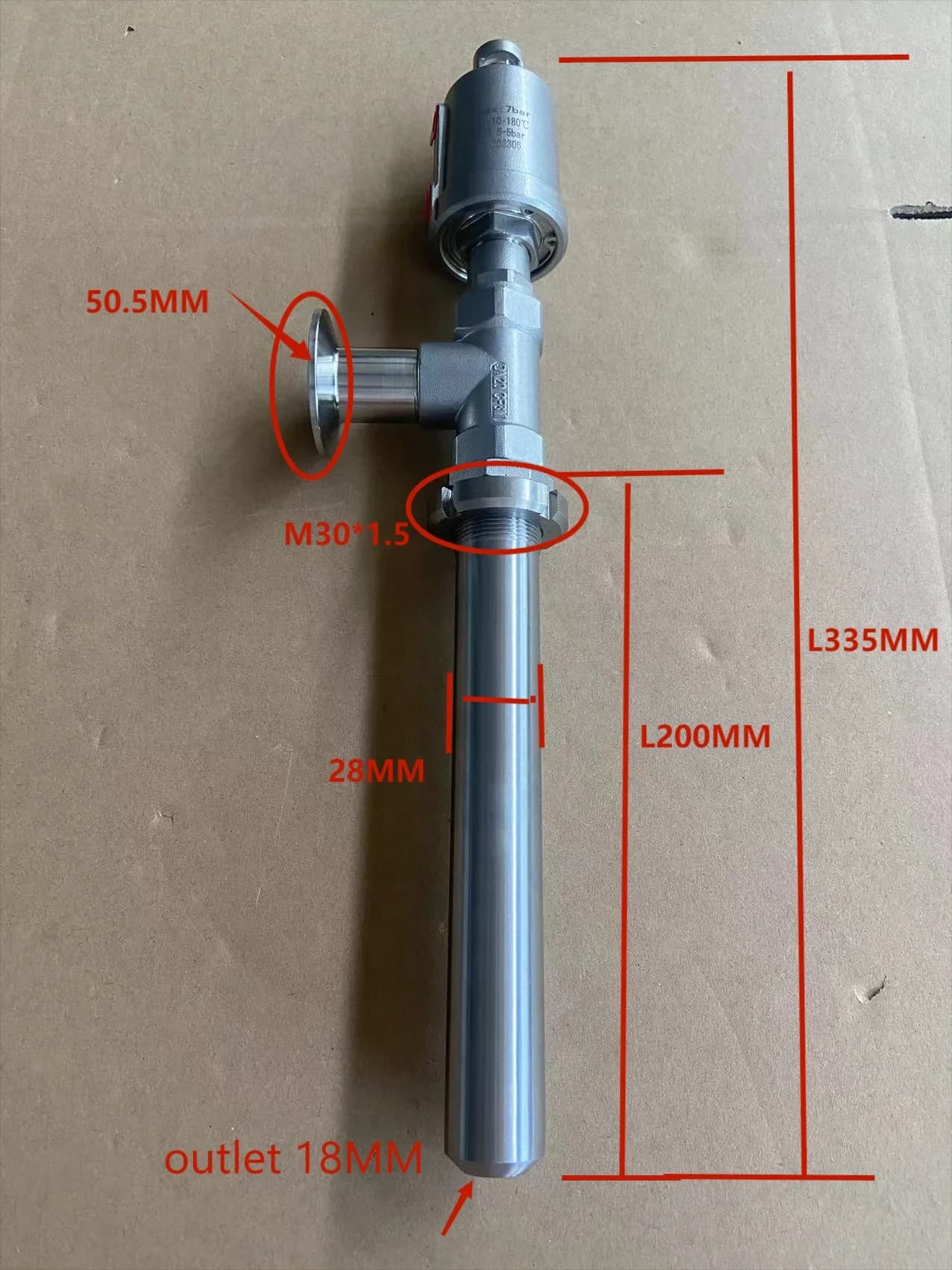 Valvola pneumatica antigoccia Ugello di riempimento antigoccia Testa di riempimento Valvola di uscita della macchina di rifornimento per bevande d'acqua Salsa di soia