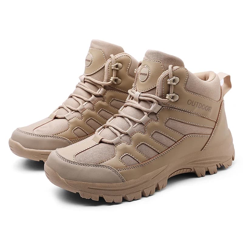 Stivali Tattici Antiscivolo da Esterno, Scarpe da Trekking e Caccia, Stivali da Combattimento per Uomo, Calzature da Lavoro e Sicurezza