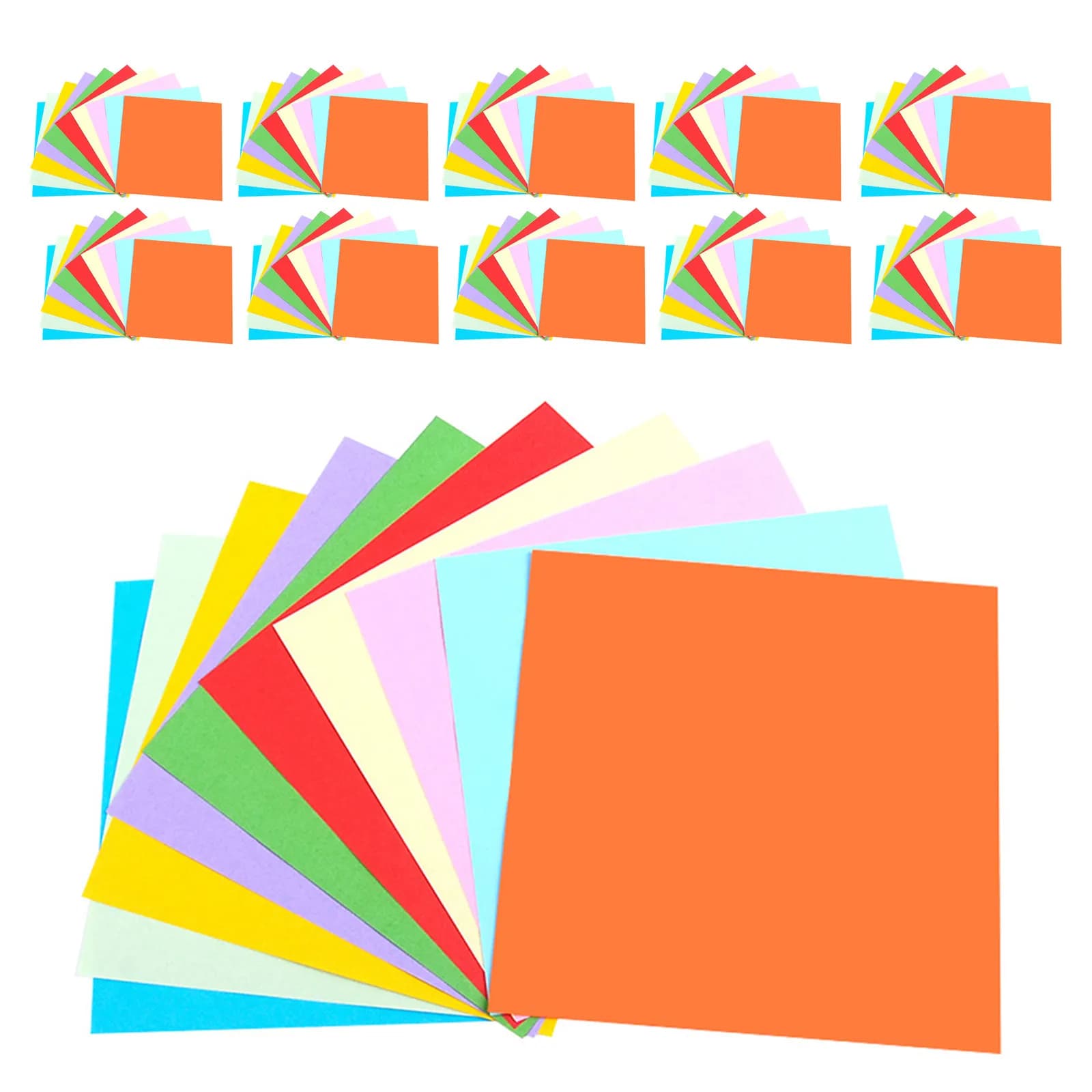 1000Pcs Assorted Square Origami Paper 10x10cm Japanese Style Craft Cardstock Easy Fold Tear Resistant for Origami Kits Scrapbook
