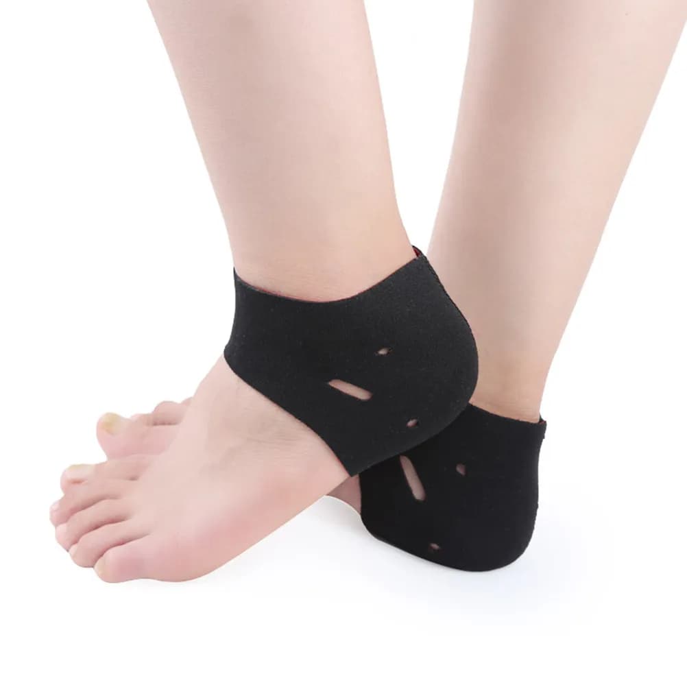 2 Paia di Calzini Termici per Piedi Freddi, Copripiedi da Interno, Supporto per Caviglia e Tallone, Traspiranti, Sollievo dal Dolore, Cuscinetti per Sport e Corsa